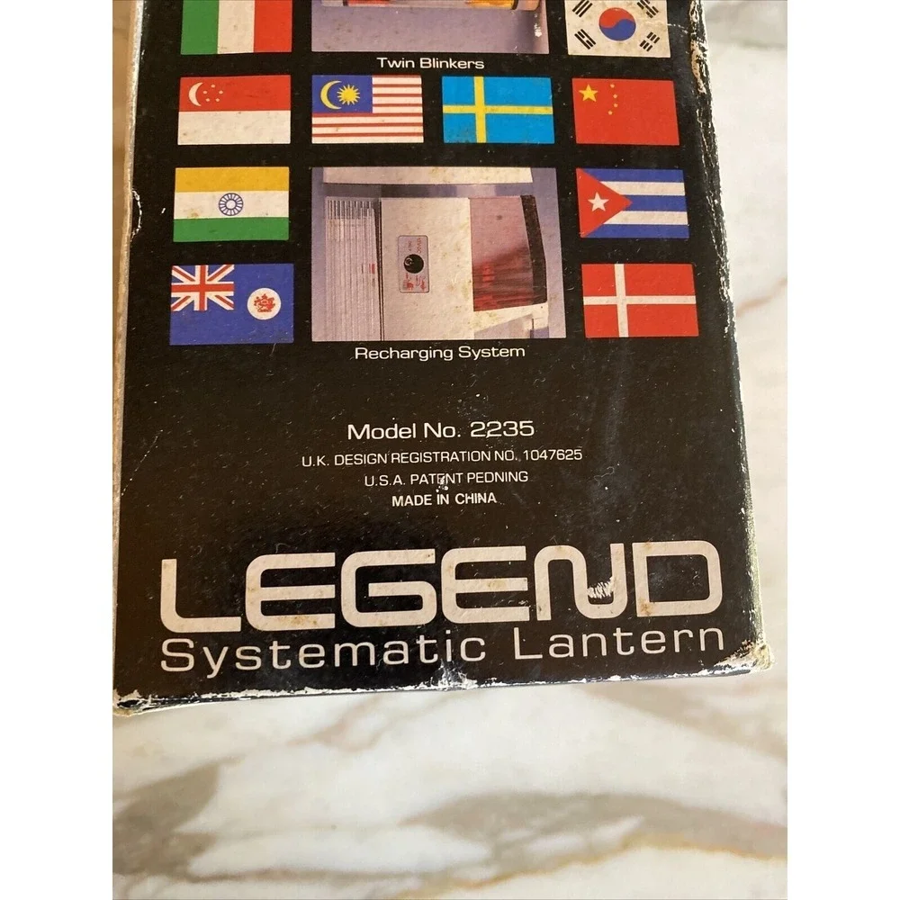 Legend Systematic Lantern Model 2235 With Recharging System & Twin Blinkers